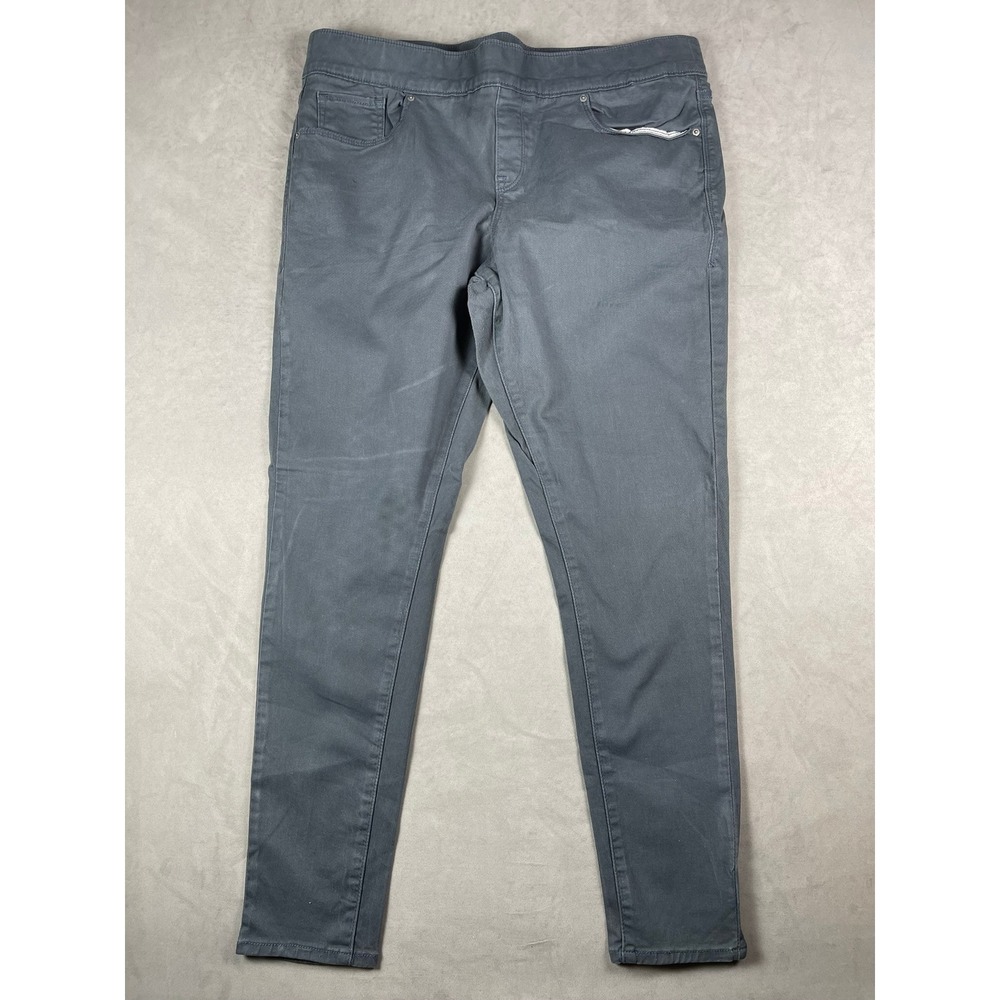 Levi Strauss & Co Womens 16W M Pull On Skinny Jeans Charcoal Gray 4100327327